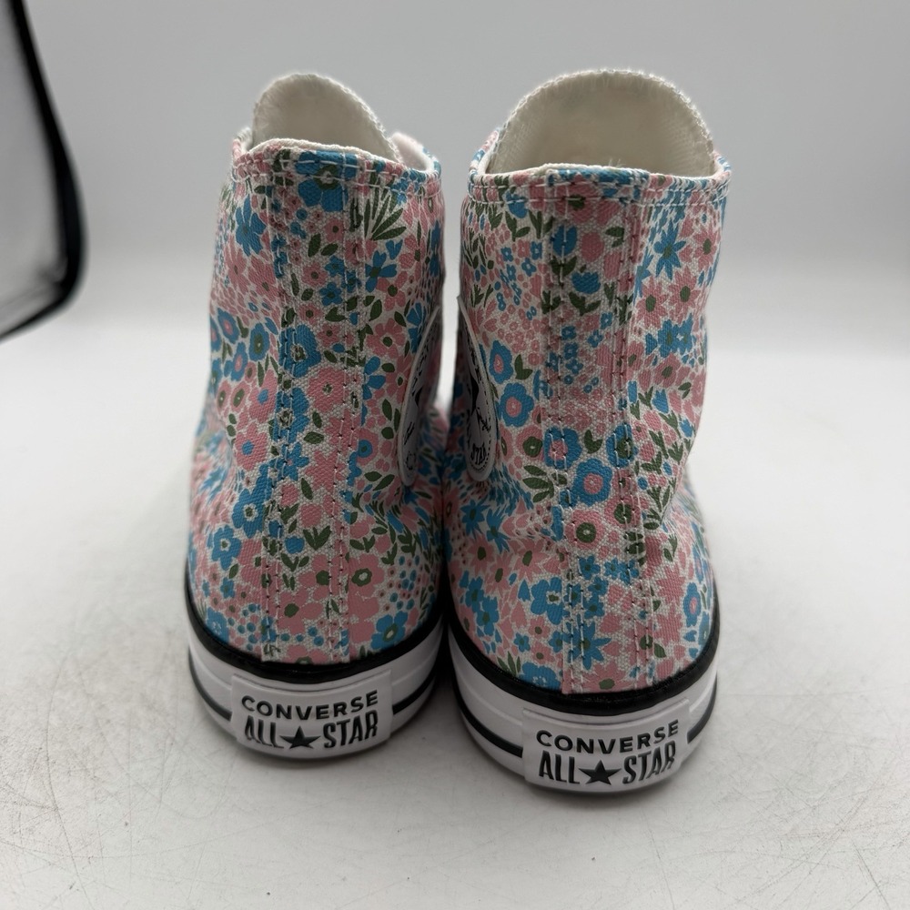 Converse Chuck Taylor All Star High Shoes Women Sz 8 Mini Flowers Floral A14980F - Picture 8 of 11